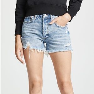 Agolde Parker denim shorts